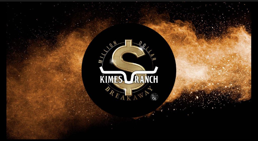 Kimes Ranch Breakaway logo with cosmic starry background.