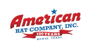 American Felt Company logo celebrating 100 years with a red and blue design.